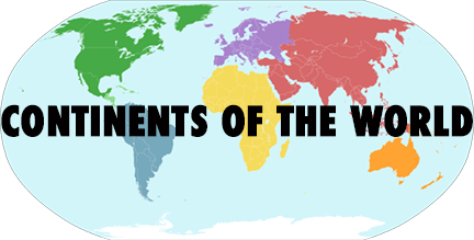 continents of the world logo and link